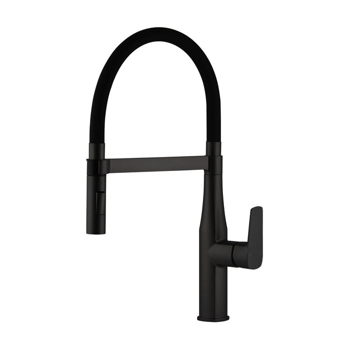 Mixx Coriander Sink Mixer - Matt Black-Blue Leaf Bathware &amp; Tiles