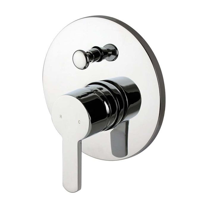 Mixx Magnolia Shower Diverter Mixer - Chrome-Blue Leaf Bathware &amp; Tiles