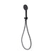 Mixx Matcha 3 Spray Hand Shower Kit - Matt Black-Blue Leaf Bathware &amp; Tiles