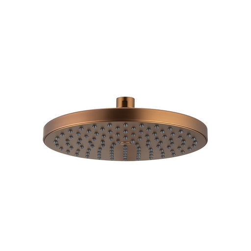 Mixx Matcha ABS Shower Head 200mm - Brushed Bronze-Blue Leaf Bathware &amp; Tiles