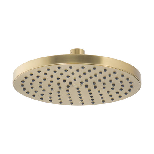 Mixx Matcha ABS Shower Head 200mm - Brushed Gold-Blue Leaf Bathware &amp; Tiles