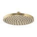 Mixx Matcha ABS Shower Head 200mm - Brushed Gold-Blue Leaf Bathware &amp; Tiles