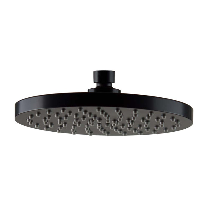 Mixx Matcha ABS Shower Head 200mm - Matt Black-Blue Leaf Bathware &amp; Tiles