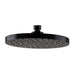 Mixx Matcha ABS Shower Head 200mm - Matt Black-Blue Leaf Bathware &amp; Tiles