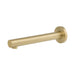 Mixx Matcha Bath Spout 200mm - Brushed Gold-Blue Leaf Bathware &amp; Tiles