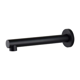 Mixx Matcha Bath Spout 200mm - Matt Black-Blue Leaf Bathware &amp; Tiles