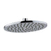 Mixx Matcha Brass Shower Head 200mm - Chrome-Blue Leaf Bathware &amp; Tiles