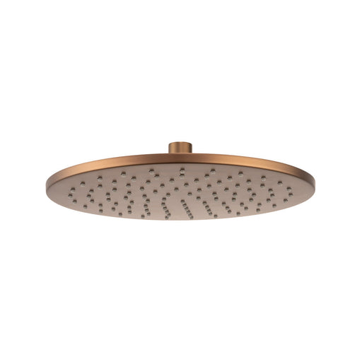 Mixx Matcha Brass Shower Head 250mm - Brushed Bronze-Blue Leaf Bathware &amp; Tiles