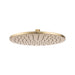 Mixx Matcha Brass Shower Head 250mm - Brushed Gold-Blue Leaf Bathware &amp; Tiles