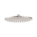 Mixx Matcha Brass Shower Head 250mm - Brushed Nickel-Blue Leaf Bathware &amp; Tiles