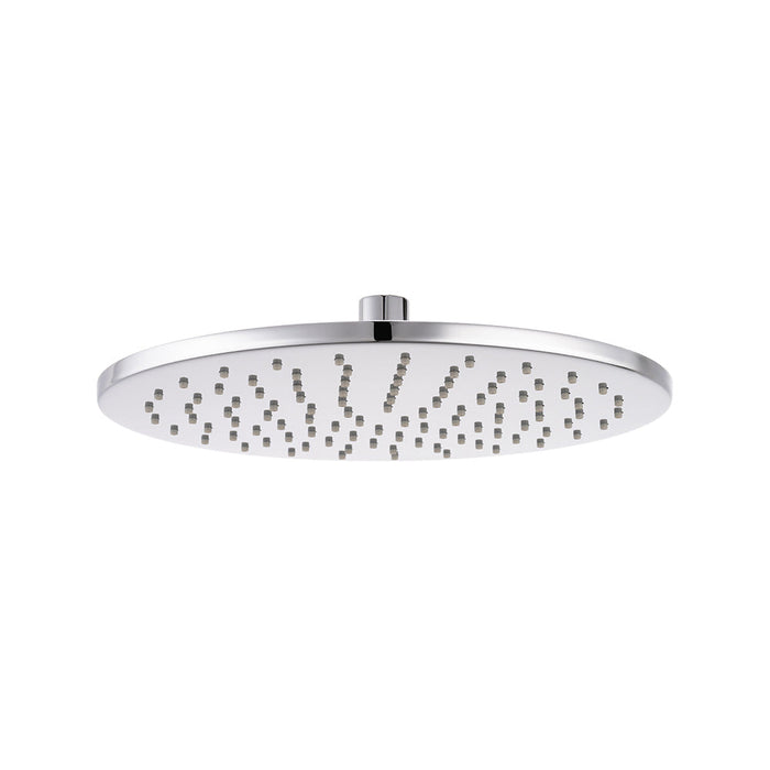 Mixx Matcha Brass Shower Head 250mm - Chrome-Blue Leaf Bathware &amp; Tiles