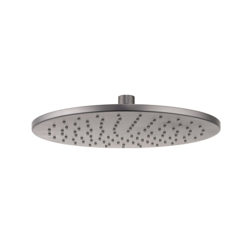 Mixx Matcha Brass Shower Head 250mm - Gun Metal-Blue Leaf Bathware &amp; Tiles