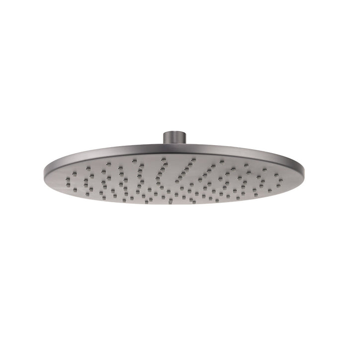 Mixx Matcha Brass Shower Head 250mm - Gun Metal-Blue Leaf Bathware &amp; Tiles