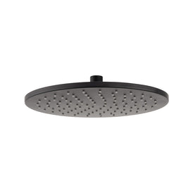 Mixx Matcha Brass Shower Head 250mm - Matt Black-Blue Leaf Bathware &amp; Tiles