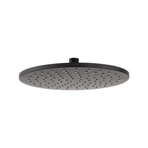 Mixx Matcha Brass Shower Head 250mm - Matt Black-Blue Leaf Bathware &amp; Tiles