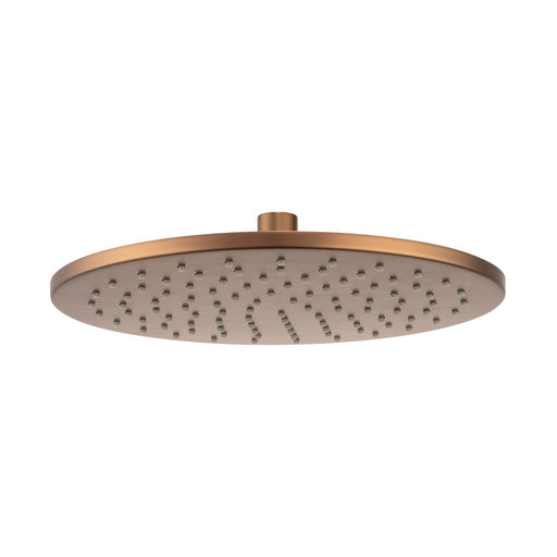 Mixx Matcha Brass Shower Head 300mm - Brushed Bronze-Blue Leaf Bathware &amp; Tiles