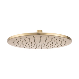 Mixx Matcha Brass Shower Head 300mm - Brushed Gold-Blue Leaf Bathware &amp; Tiles