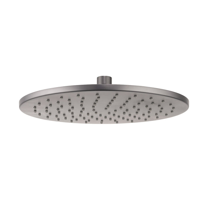 Mixx Matcha Brass Shower Head 300mm - Gun Metal-Blue Leaf Bathware &amp; Tiles