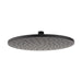 Mixx Matcha Brass Shower Head 300mm - Matt Black-Blue Leaf Bathware &amp; Tiles