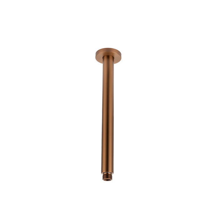 Mixx Matcha Ceiling Arm 300mm - Brushed Bronze-Blue Leaf Bathware &amp; Tiles