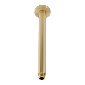 Mixx Matcha Ceiling Arm 300mm - Brushed Gold-Blue Leaf Bathware &amp; Tiles
