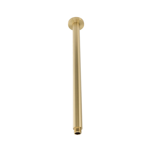 Mixx Matcha Ceiling Arm 450mm - Brushed Gold-Blue Leaf Bathware &amp; Tiles