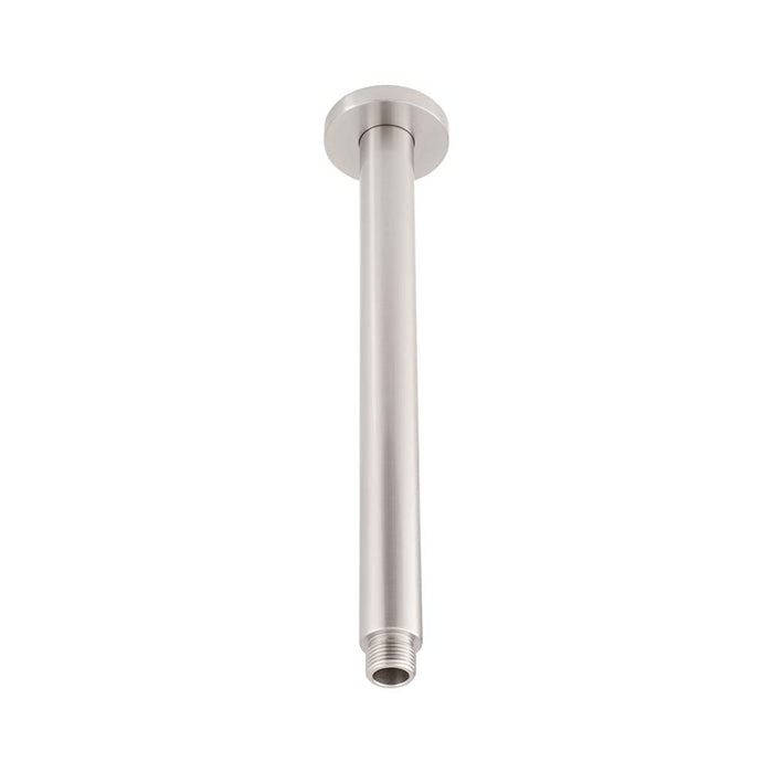 Mixx Matcha Ceiling Arm 450mm - Brushed Nickel-Blue Leaf Bathware &amp; Tiles
