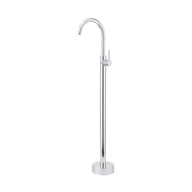 Mixx Matcha Floor Mounted Bath Filler - Chrome-Blue Leaf Bathware &amp; Tiles