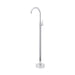 Mixx Matcha Floor Mounted Bath Filler - Chrome-Blue Leaf Bathware &amp; Tiles