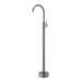 Mixx Matcha Floor Mounted Bath Filler - Gun Metal-Blue Leaf Bathware &amp; Tiles