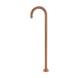 Mixx Matcha Floor Mounted Bath Spout - Brushed Bronze-Blue Leaf Bathware &amp; Tiles