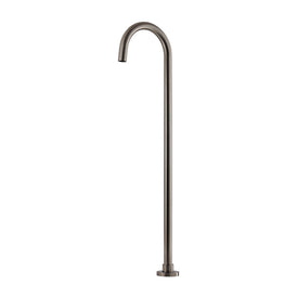 Mixx Matcha Floor Mounted Bath Spout - Gun Metal-Blue Leaf Bathware &amp; Tiles
