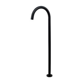 Mixx Matcha Floor Mounted Bath Spout - Matt Black-Blue Leaf Bathware &amp; Tiles