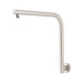 Mixx Matcha High Rise Shower Arm - Brushed Nickel-Blue Leaf Bathware &amp; Tiles