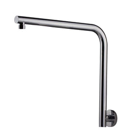 Mixx Matcha High Rise Shower Arm - Chrome-Blue Leaf Bathware &amp; Tiles