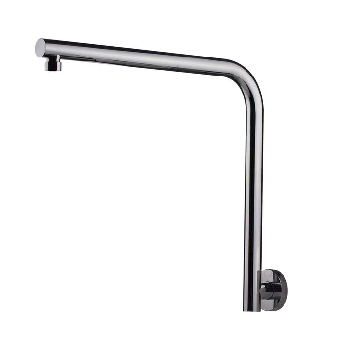 Mixx Matcha High Rise Shower Arm - Chrome-Blue Leaf Bathware &amp; Tiles