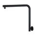 Mixx Matcha High Rise Shower Arm - Matt Black-Blue Leaf Bathware &amp; Tiles