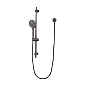 Mixx Matcha Rail Shower - Gun Metal-Blue Leaf Bathware &amp; Tiles