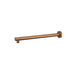 Mixx Matcha Straight Shower Arm 380mm - Brushed Bronze-Blue Leaf Bathware &amp; Tiles