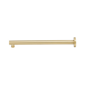 Mixx Matcha Straight Shower Arm 380mm - Brushed Gold-Blue Leaf Bathware &amp; Tiles