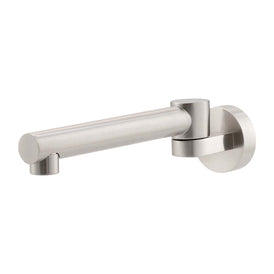 Mixx Matcha Swivel Bath Spout - Brushed Nickel-Blue Leaf Bathware &amp; Tiles