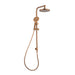 Mixx Matcha Twin Shower - Brushed Bronze-Blue Leaf Bathware &amp; Tiles