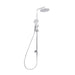 Mixx Matcha Twin Shower - Chrome-Blue Leaf Bathware &amp; Tiles