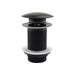 Mixx Plug & Waste Dome Pop Up 32mm - Matt Black-Blue Leaf Bathware &amp; Tiles
