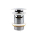 Mixx Plug & Waste Dome Pop Up 40mm Overflow - Chrome-Blue Leaf Bathware &amp; Tiles