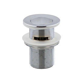 Mixx Plug & Waste Pop Up 32mm Overflow - Chrome-Blue Leaf Bathware &amp; Tiles