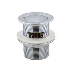 Mixx Plug & Waste Pop Up 40mm Overflow - Chrome-Blue Leaf Bathware &amp; Tiles