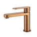 Mixx Saffron Basin Mixer - Brushed Bronze-Blue Leaf Bathware &amp; Tiles