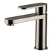 Mixx Saffron Basin Mixer - Brushed Nickel-Blue Leaf Bathware &amp; Tiles