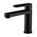 Mixx Saffron Basin Mixer - Matt Black-Blue Leaf Bathware &amp; Tiles